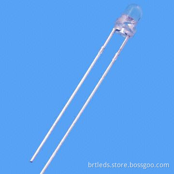 3mm Round White LEDs, with 11,000mcd, 30&deg Viewing Angle